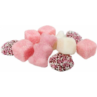 200 gram Tummix blauw of roze