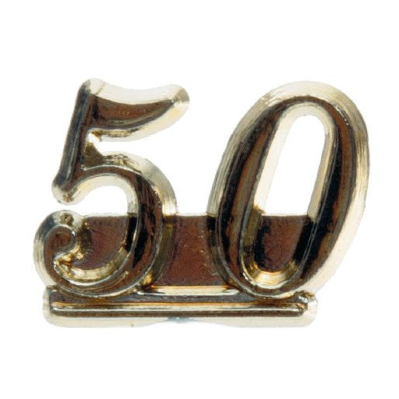10x 50 jaar opplakker