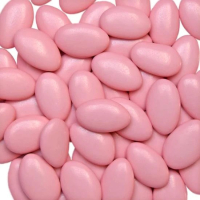 500 gram amandelbonen wit, blauw of roze