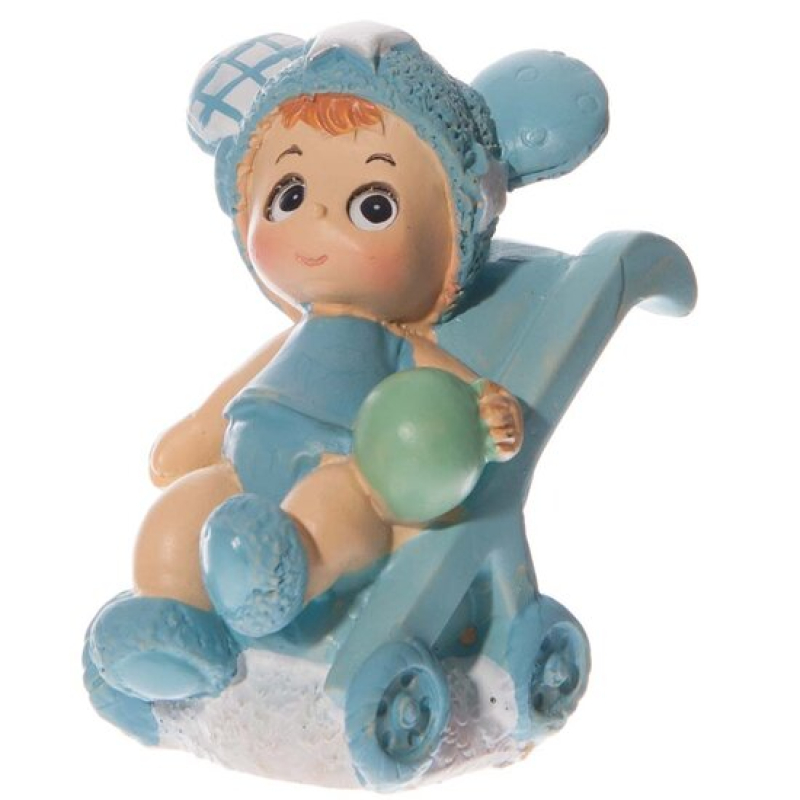 baby jongen in buggy