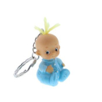 baby wolhaar sleutelhanger