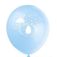 8x babyshower ballon olifantje