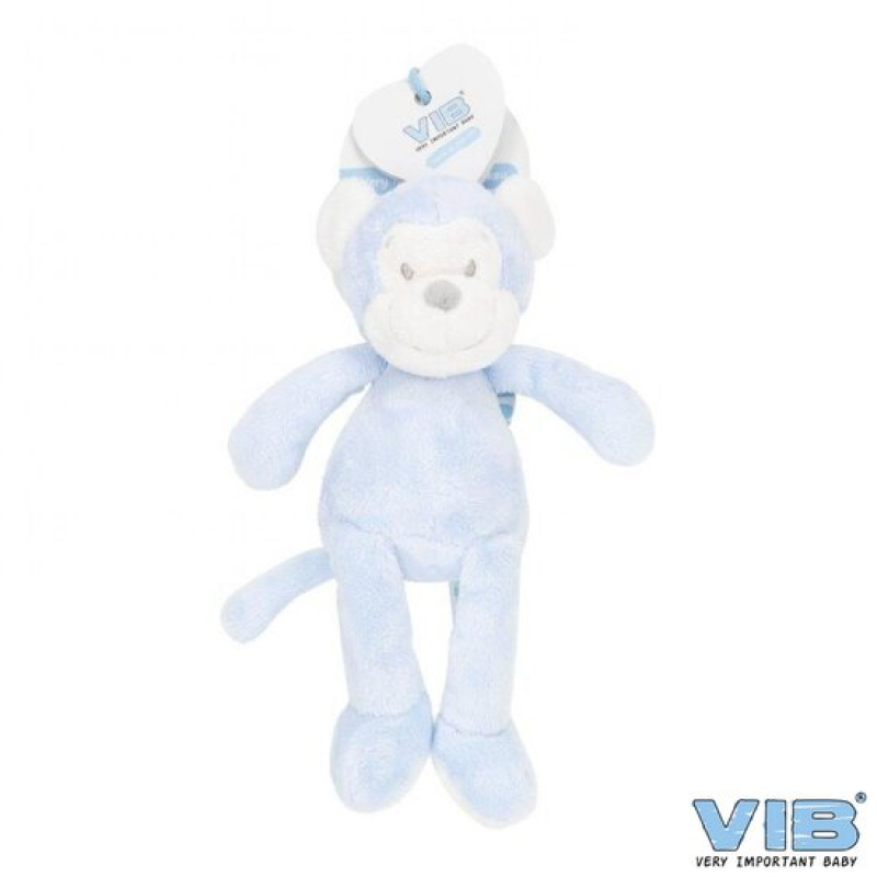 VIB pluche aap blauw