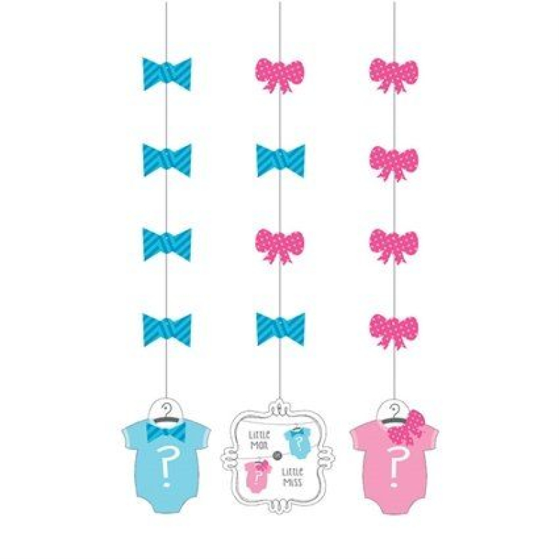 3x hangdecoratie gender reveal jongen of meisje?