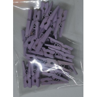 25x houten miniknijpertjes