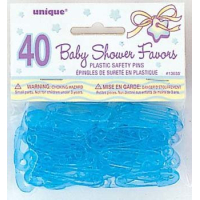 40 blauwe of roze spelden mini