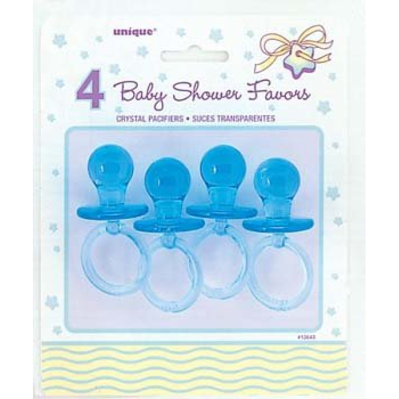 4x speen acryl blauw