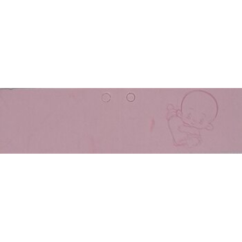 10x kaartje baby roze