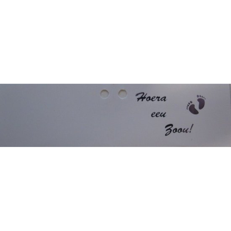 10x kaartje hoera een zoon / dochter