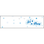 10x kaartje its a girl of boy