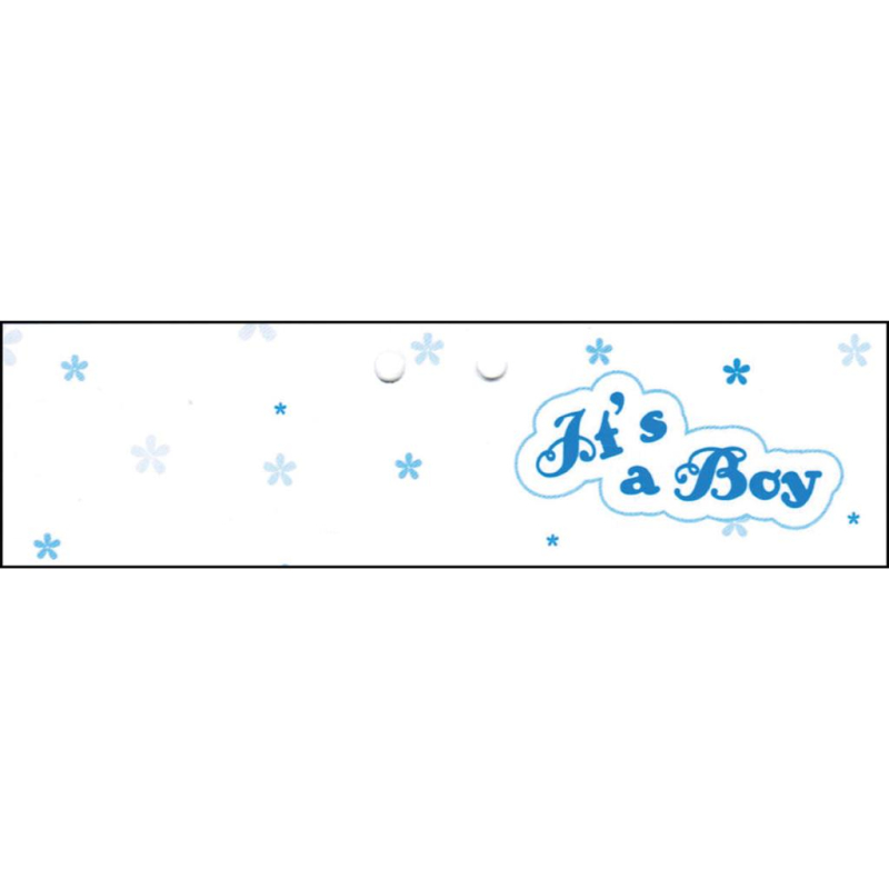 10x kaartje its a girl of boy