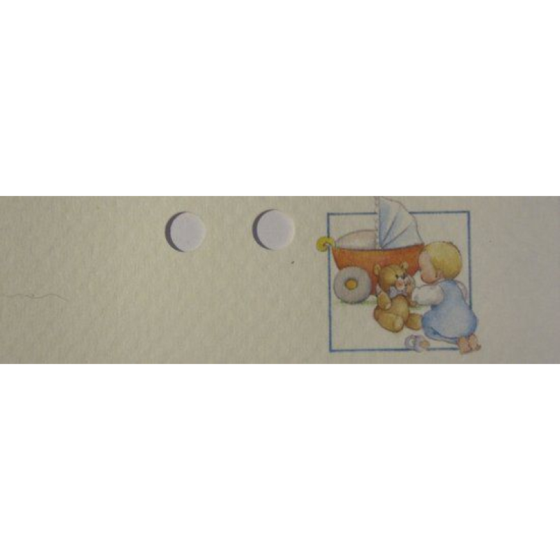 10x Kaartje kindje en kinderwagen