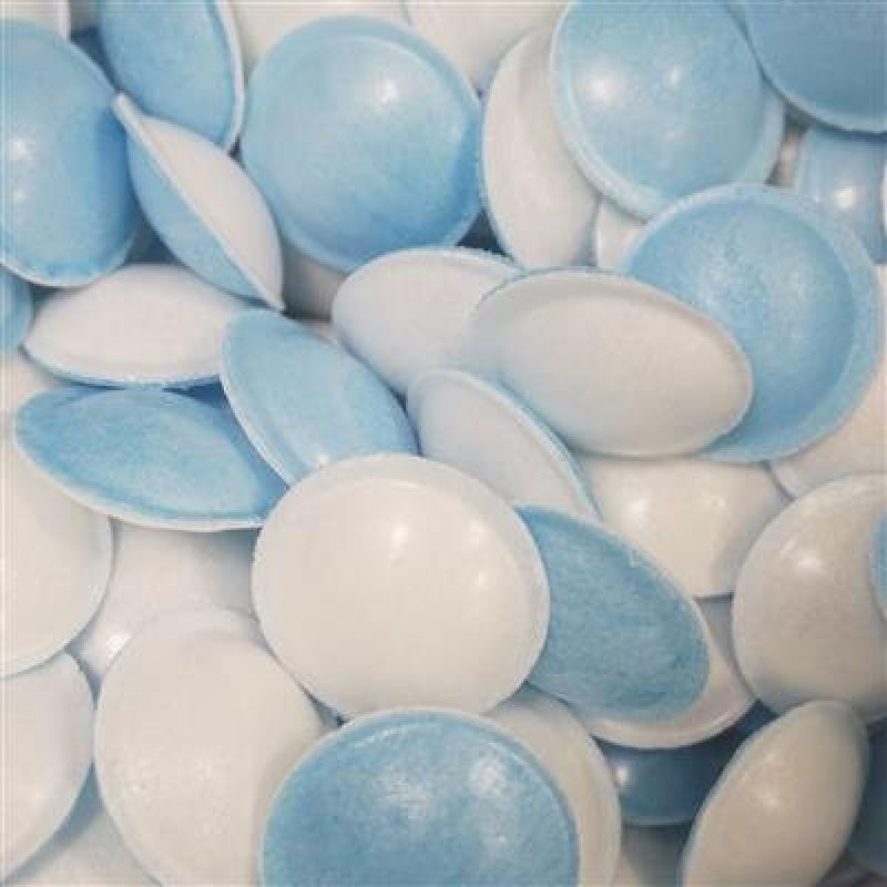 25 blauwe of roze zure hosties (ufo)