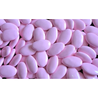 chocolade dragee blauw,roze of wit1000 gram