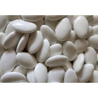 chocolade dragee blauw,roze of wit1000 gram