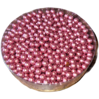 suiker parels roze of blauw metallic