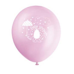 8x babyshower ballon olifantje