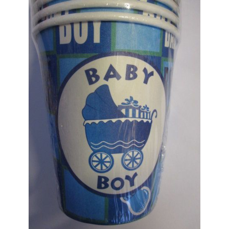 10x bekertje kinderwagen blauw