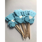 12x cocktailprikker beertje hart