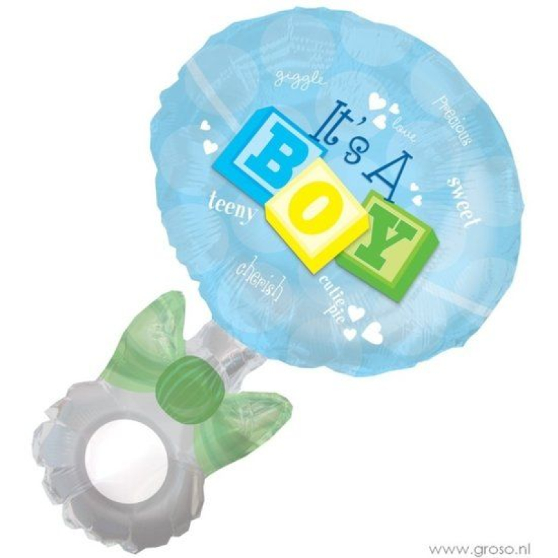 ballon rammelaar boy of girl