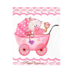 Tafelkleed baby roze of blauw