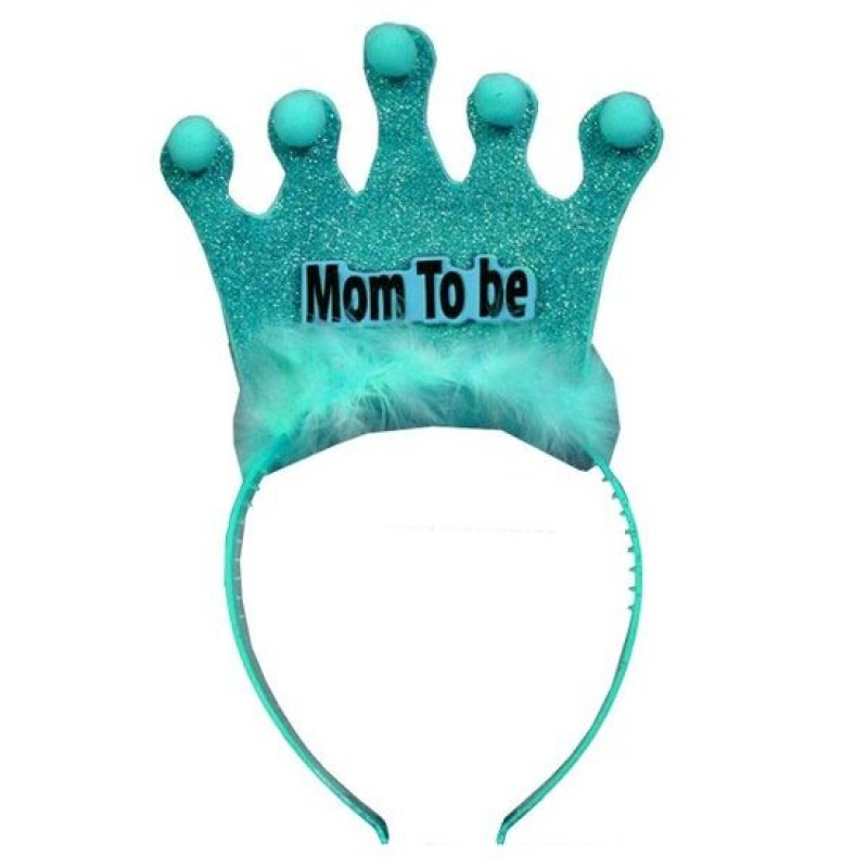 tiara mom to be blauw of roze
