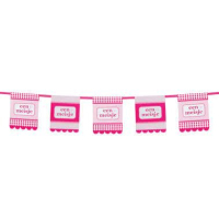 vlagslinger een jongen of meisje karton