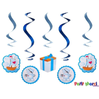 swirl beren roze of blauw 5 stuks