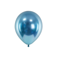 10x ballonnen chrome 27cm