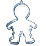 transparant plastic doosje jongen of meisje
