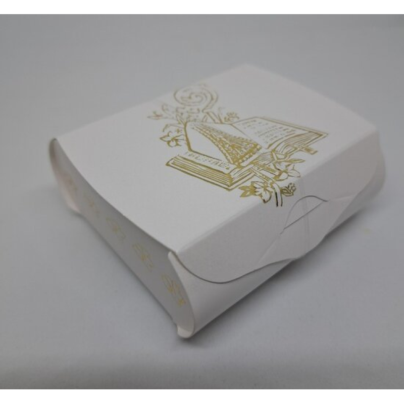 10x doosje communie plat halfronde kanten