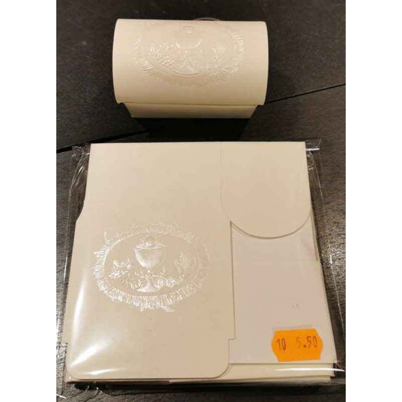 10x hutkoffertje ivoor communie