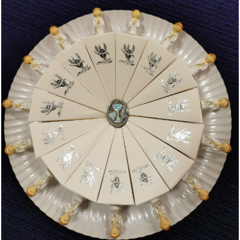 schaal 15 doosjes communie jongen