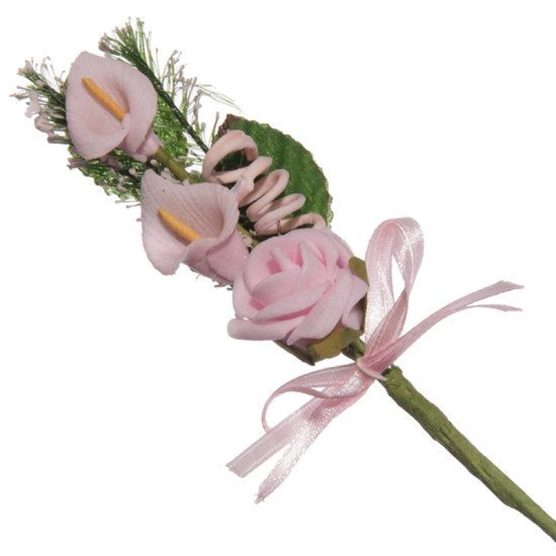 10x bloemboeketje arumskelk diverse kleuren