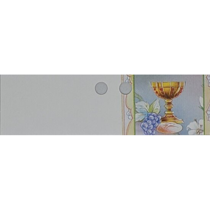 10x kaartje beker, druiven, brood communie