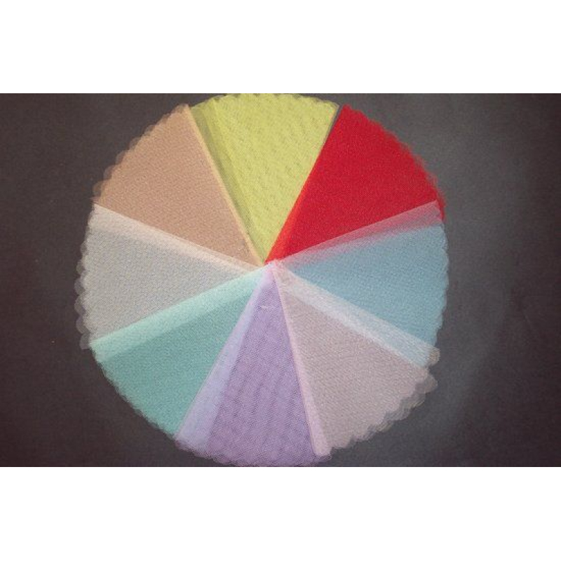 10 stuks effen tule 23cm