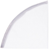 10x tule rand satijn in goud of zilver