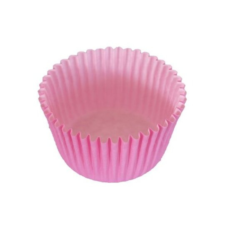 200 cupcake cups 4cm roze en blauw