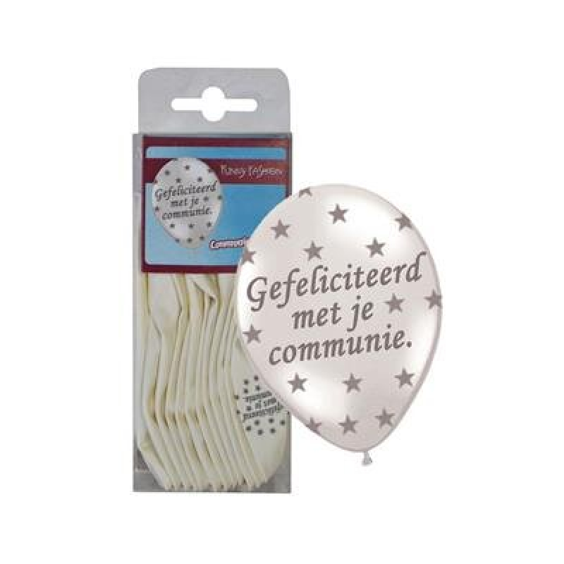 12 ballonnen communie