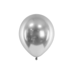 10x ballonnen chrome 27cm