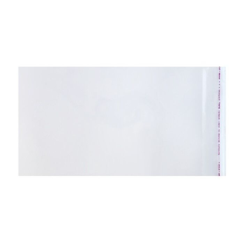 50 folie zakjes plat 12,5x18 cm