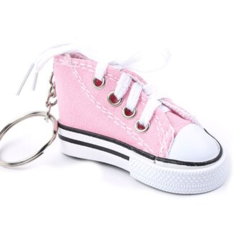 gymschoen sleutelhanger roze