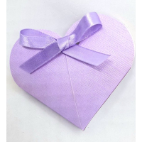 10x Hartdoosjes wit of lila