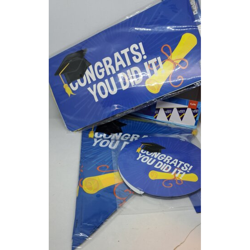 hoera geslaagd versierpakket 6 delig