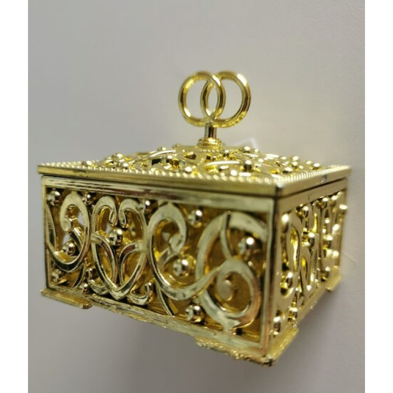 barok doosje goud met ringen