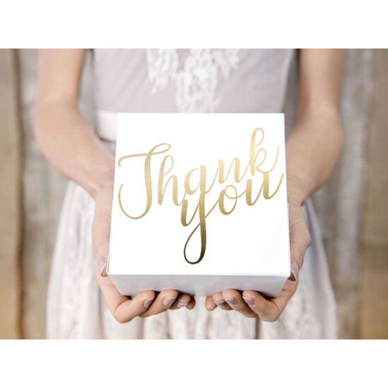 10 stuks koekdoos thank you 