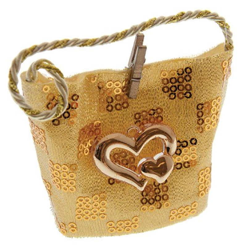 tasje gouden hartjes