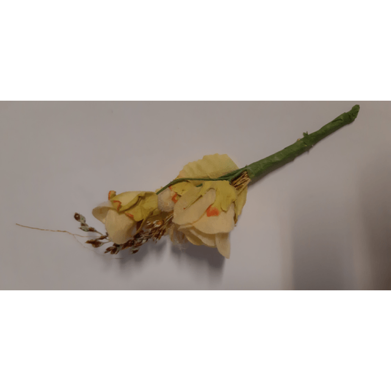 10x bloemboeketje geel