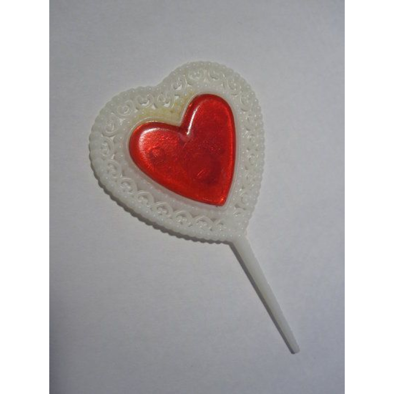 10 cupcake steker hartje