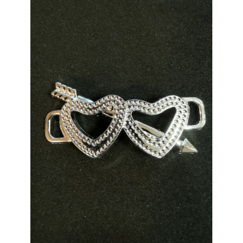 10 dubbel harten zilver